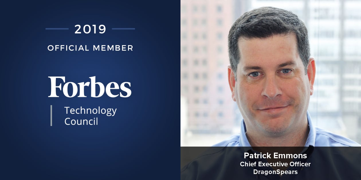 DragonSpears CEO Patrick Emmons accepted into Forbes Technology Council